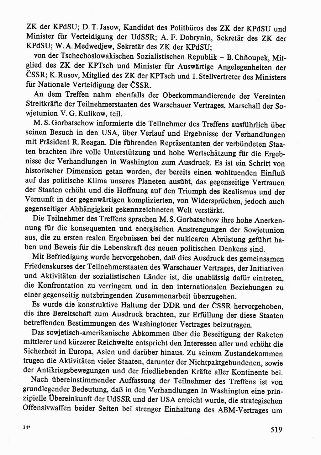 Dokumente der Sozialistischen Einheitspartei Deutschlands (SED) [Deutsche Demokratische Republik (DDR)] 1986-1987, Seite 519 (Dok. SED DDR 1986-1987, S. 519)