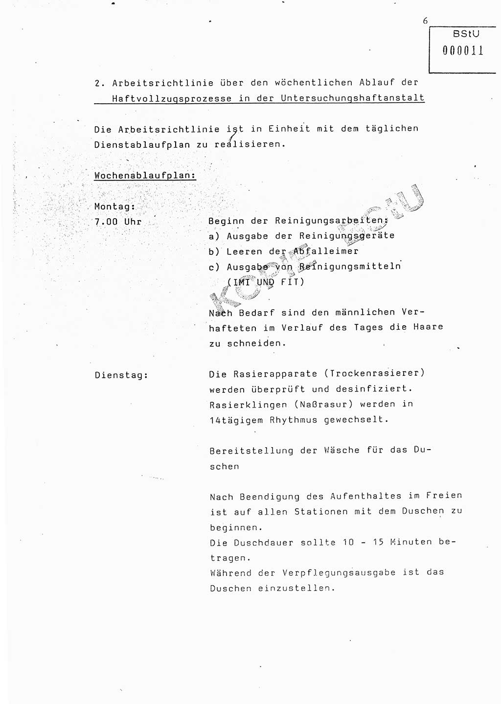 Fachschulabschlußarbeit Oberleutnant Bernd Mekelburg (Abt. ⅩⅣ/2), Oberleutnant Tilo Lilpopp (Abt. ⅩⅣ/2), Ministerium für Staatssicherheit (MfS) [Deutsche Demokratische Republik (DDR)], Abteilung ⅩⅣ, o.D., o.O, o.J., ca. 1986 wg. Bez. DA 1/86, Seite 6 (FS-Abschl.-Arb. MfS DDR Abt. ⅩⅣ 1986, S. 6)