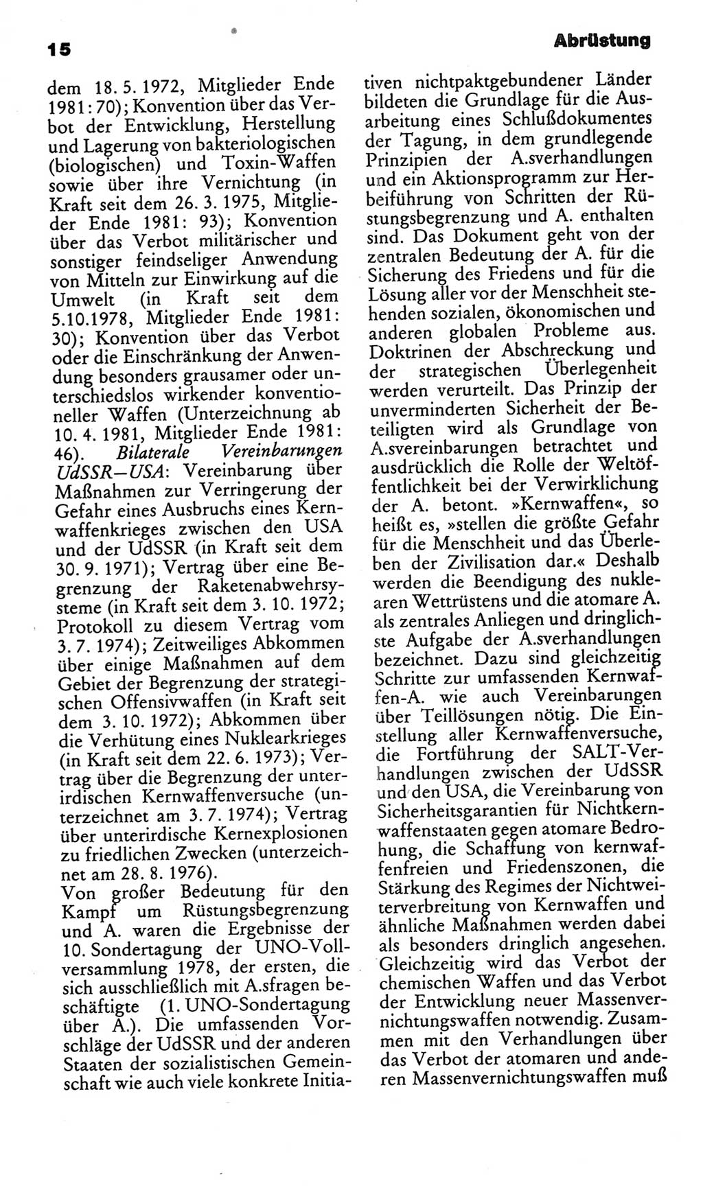 Kleines politisches Wörterbuch [Deutsche Demokratische Republik (DDR)] 1986, Seite 15 (Kl. pol. Wb. DDR 1986, S. 15)