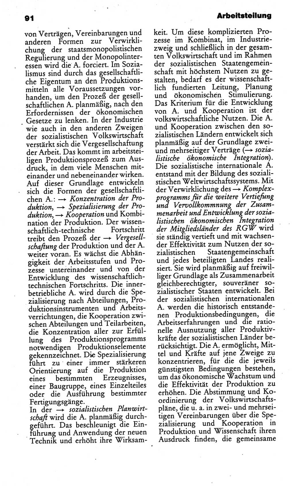 Kleines politisches Wörterbuch [Deutsche Demokratische Republik (DDR)] 1986, Seite 91 (Kl. pol. Wb. DDR 1986, S. 91)