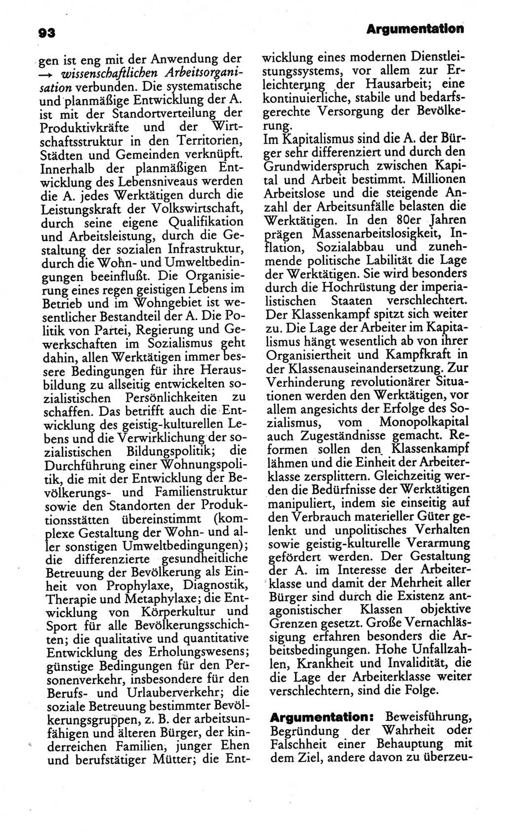 Kleines politisches Wörterbuch [Deutsche Demokratische Republik (DDR)] 1986, Seite 93 (Kl. pol. Wb. DDR 1986, S. 93)