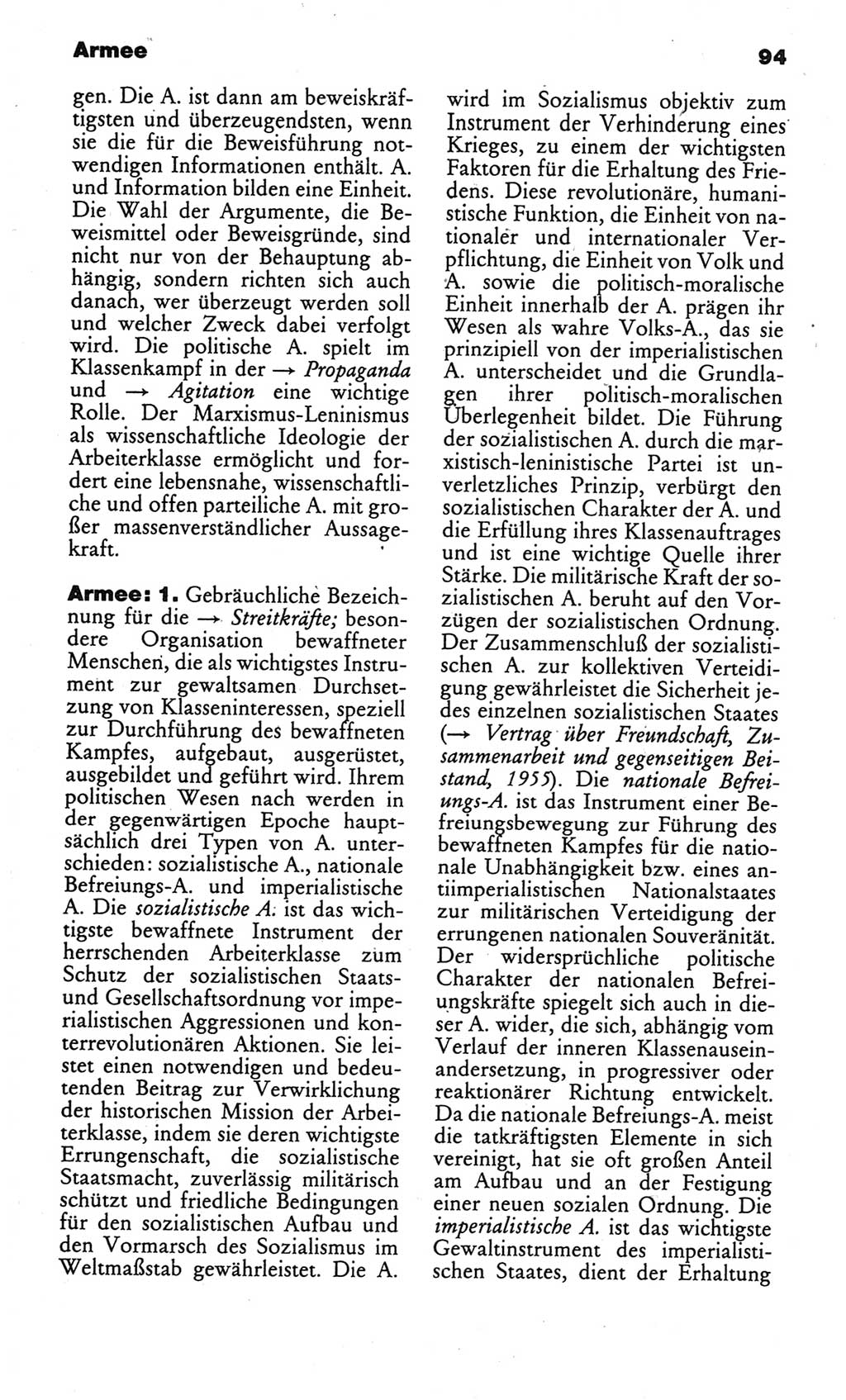 Kleines politisches Wörterbuch [Deutsche Demokratische Republik (DDR)] 1986, Seite 94 (Kl. pol. Wb. DDR 1986, S. 94)