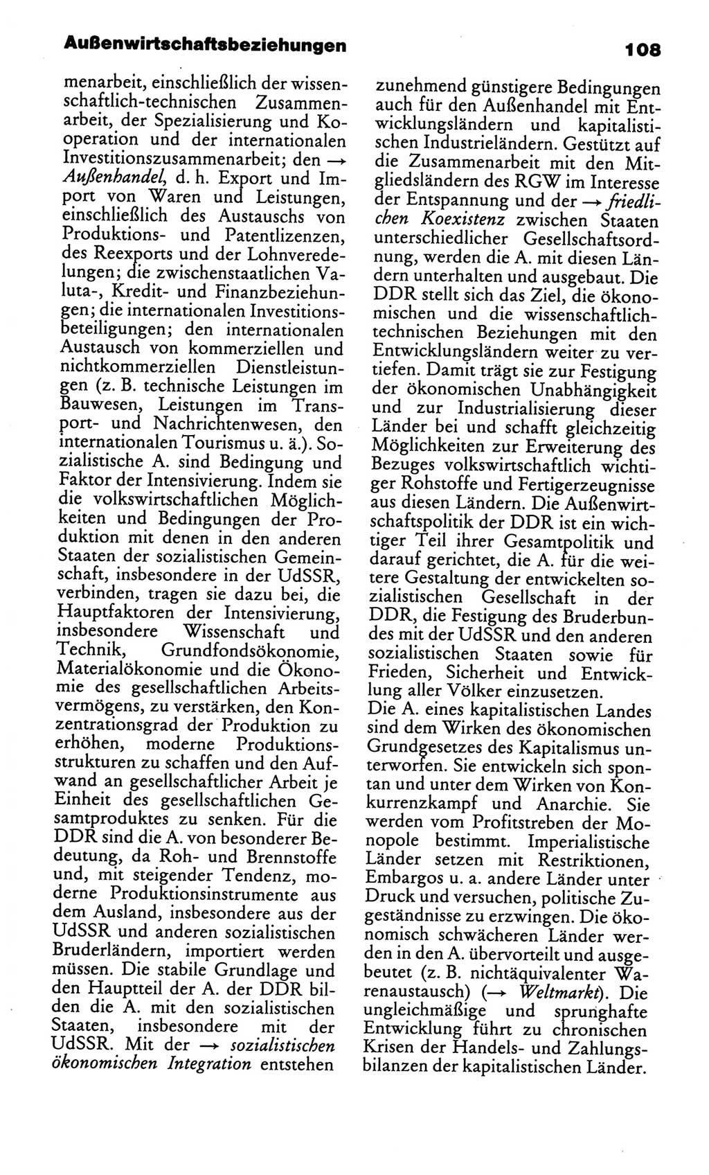 Kleines politisches Wörterbuch [Deutsche Demokratische Republik (DDR)] 1986, Seite 108 (Kl. pol. Wb. DDR 1986, S. 108)