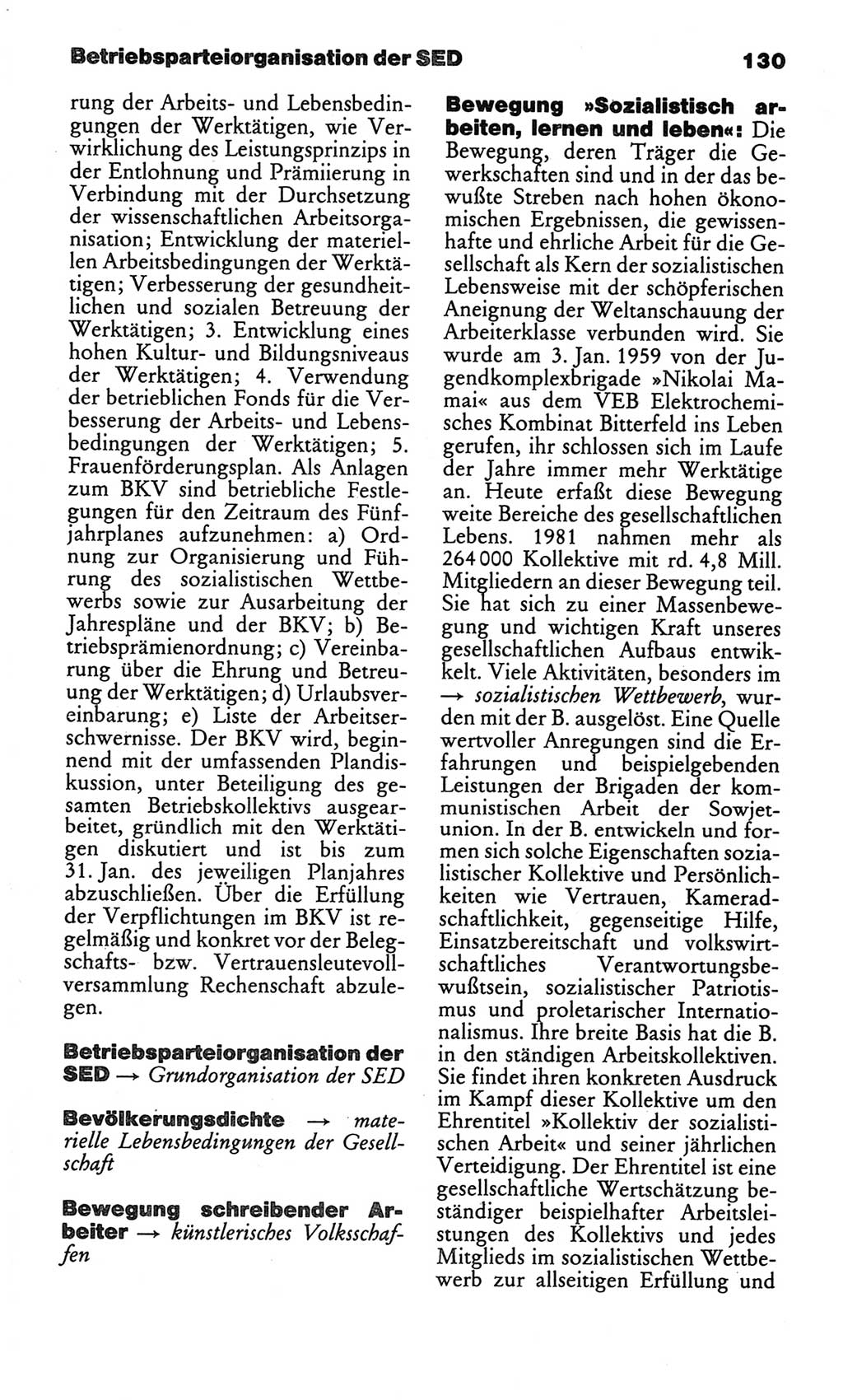 Kleines politisches Wörterbuch [Deutsche Demokratische Republik (DDR)] 1986, Seite 130 (Kl. pol. Wb. DDR 1986, S. 130)