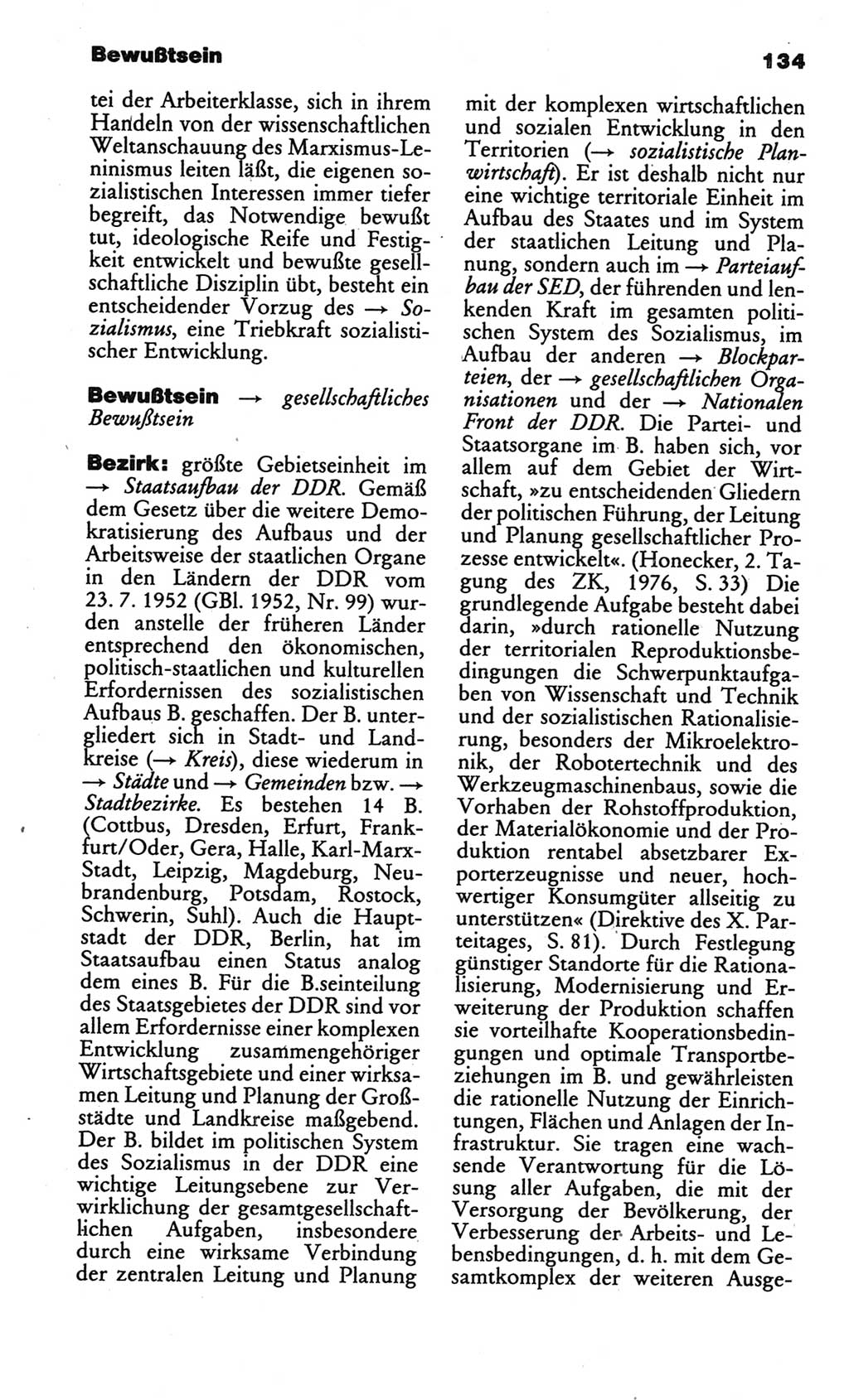 Kleines politisches Wörterbuch [Deutsche Demokratische Republik (DDR)] 1986, Seite 134 (Kl. pol. Wb. DDR 1986, S. 134)