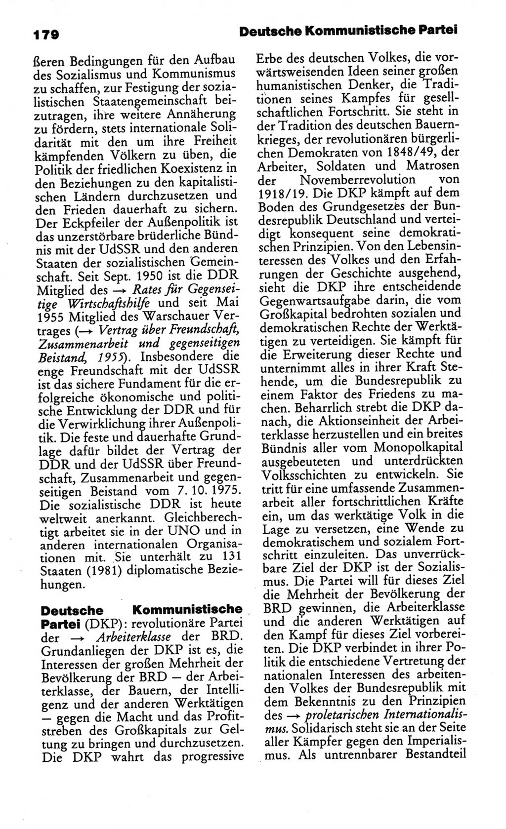 Kleines politisches Wörterbuch [Deutsche Demokratische Republik (DDR)] 1986, Seite 179 (Kl. pol. Wb. DDR 1986, S. 179)