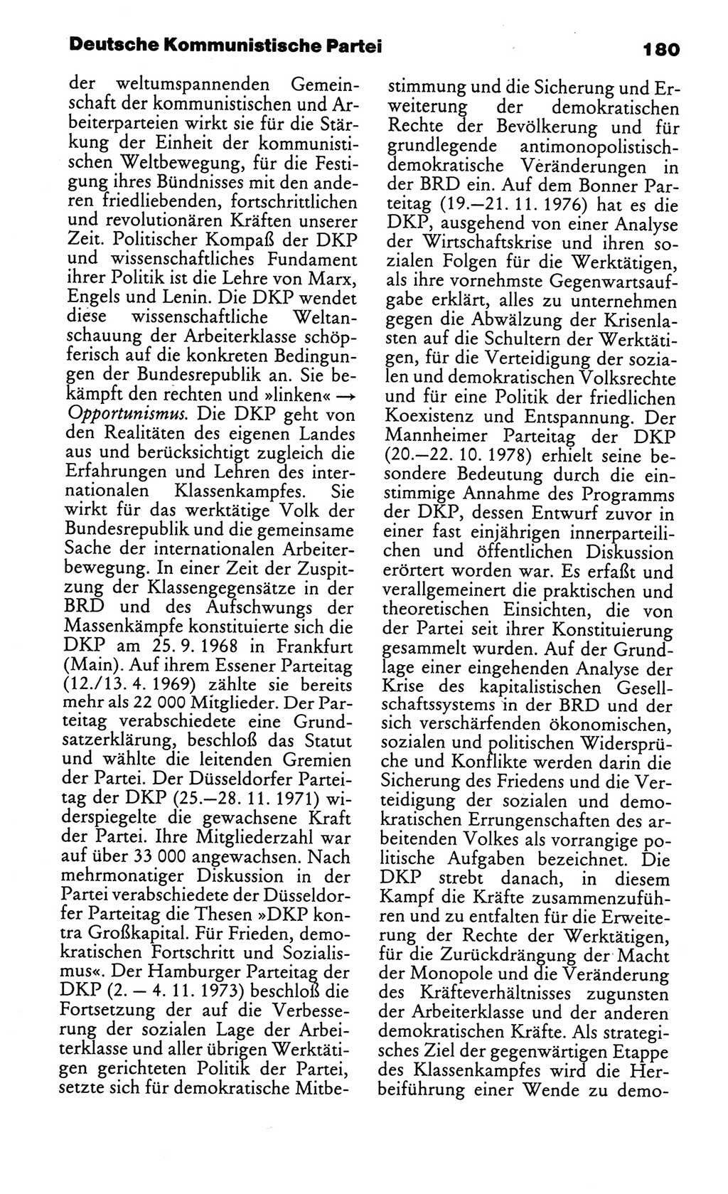 Kleines politisches Wörterbuch [Deutsche Demokratische Republik (DDR)] 1986, Seite 180 (Kl. pol. Wb. DDR 1986, S. 180)
