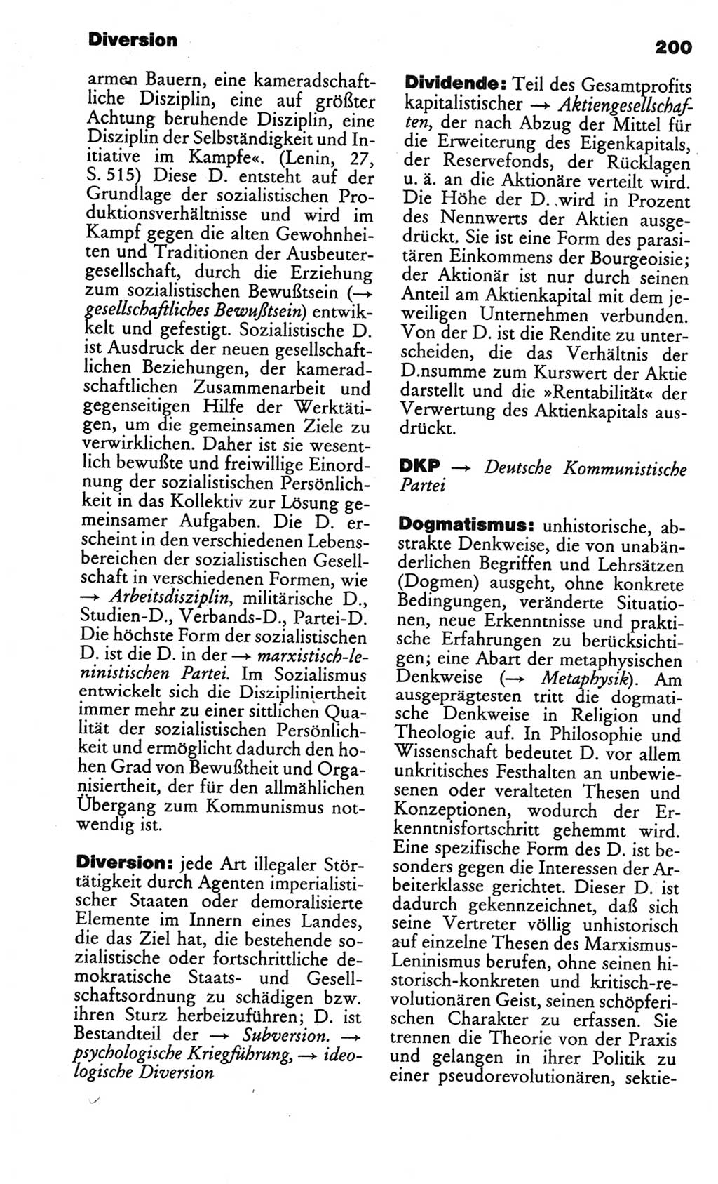 Kleines politisches Wörterbuch [Deutsche Demokratische Republik (DDR)] 1986, Seite 200 (Kl. pol. Wb. DDR 1986, S. 200)