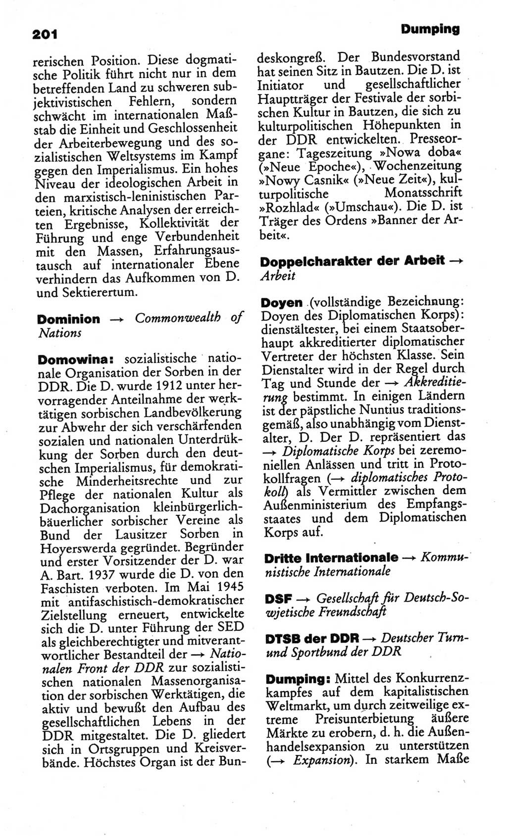 Kleines politisches Wörterbuch [Deutsche Demokratische Republik (DDR)] 1986, Seite 201 (Kl. pol. Wb. DDR 1986, S. 201)