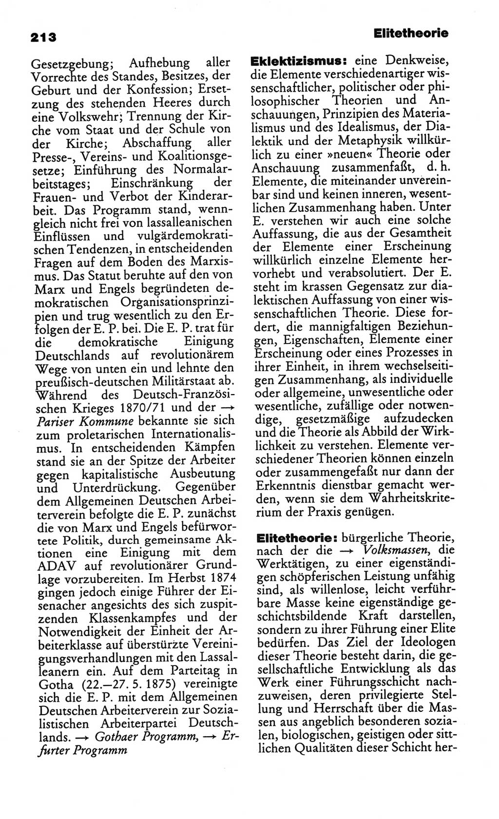 Kleines politisches Wörterbuch [Deutsche Demokratische Republik (DDR)] 1986, Seite 213 (Kl. pol. Wb. DDR 1986, S. 213)