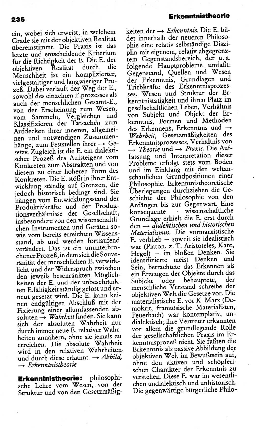 Kleines politisches Wörterbuch [Deutsche Demokratische Republik (DDR)] 1986, Seite 235 (Kl. pol. Wb. DDR 1986, S. 235)