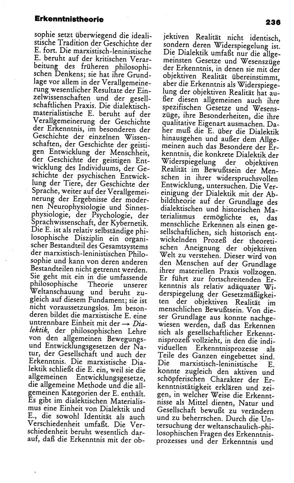 Kleines politisches Wörterbuch [Deutsche Demokratische Republik (DDR)] 1986, Seite 236 (Kl. pol. Wb. DDR 1986, S. 236)