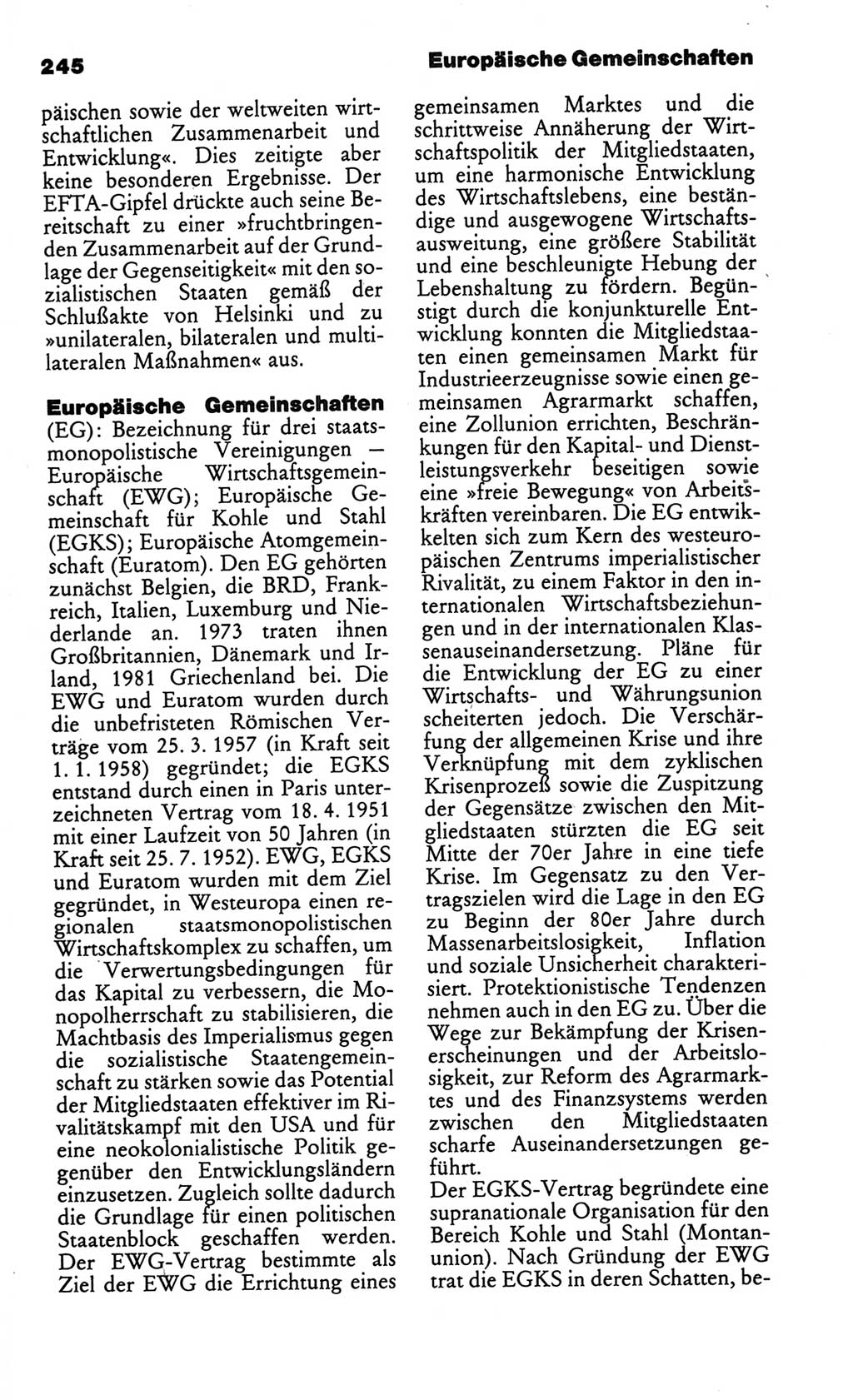 Kleines politisches Wörterbuch [Deutsche Demokratische Republik (DDR)] 1986, Seite 245 (Kl. pol. Wb. DDR 1986, S. 245)