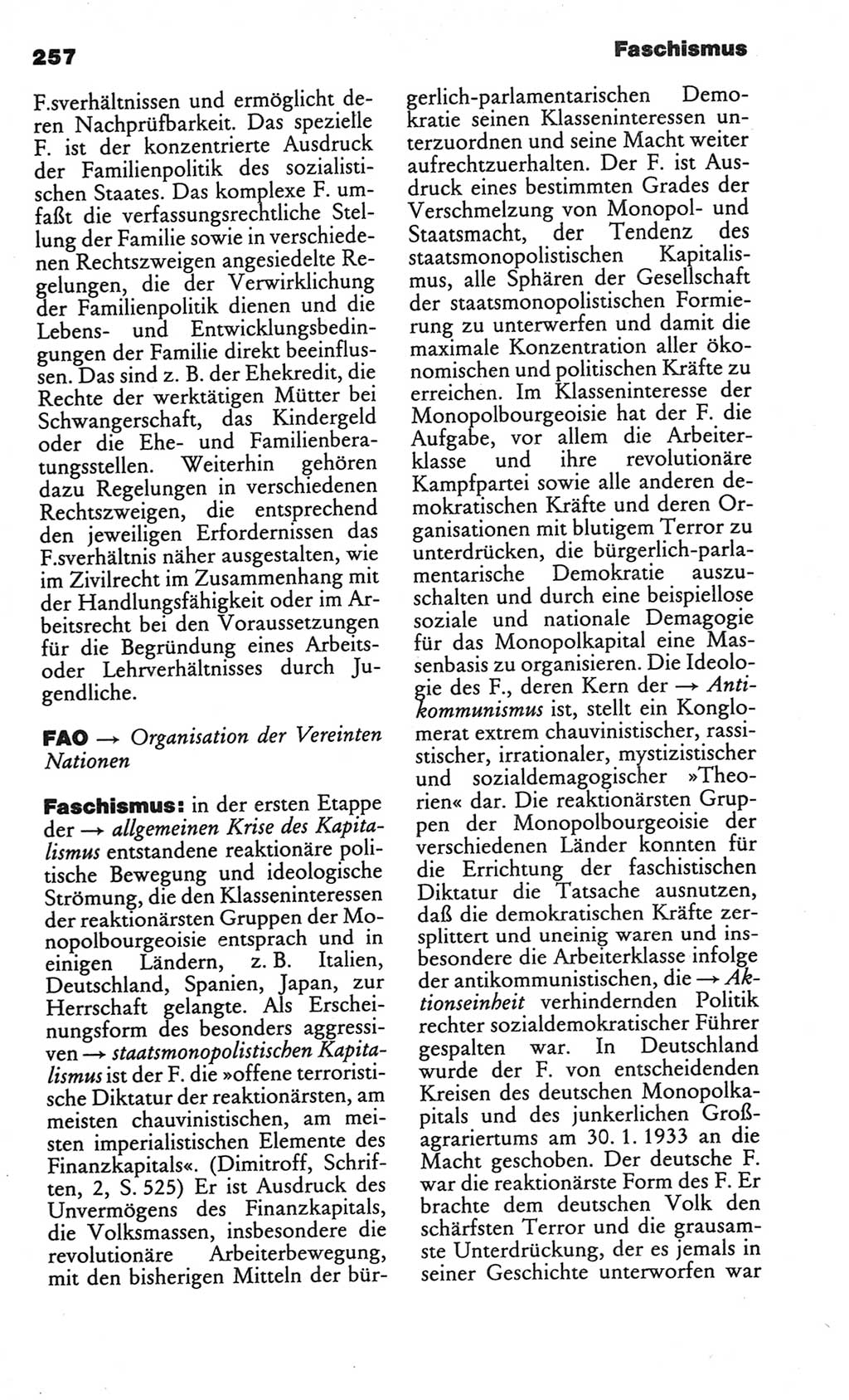 Kleines politisches Wörterbuch [Deutsche Demokratische Republik (DDR)] 1986, Seite 257 (Kl. pol. Wb. DDR 1986, S. 257)