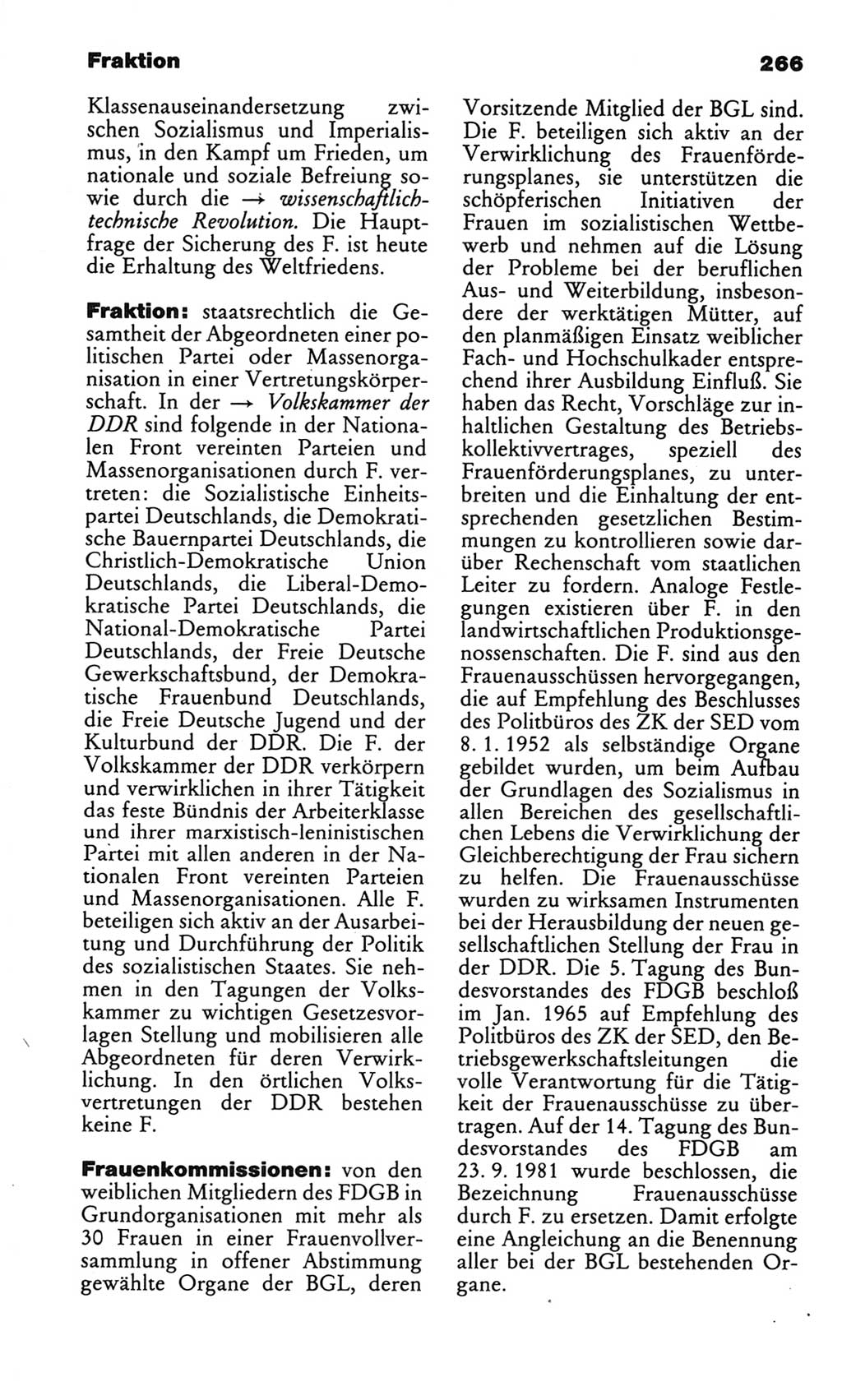 Kleines politisches Wörterbuch [Deutsche Demokratische Republik (DDR)] 1986, Seite 266 (Kl. pol. Wb. DDR 1986, S. 266)