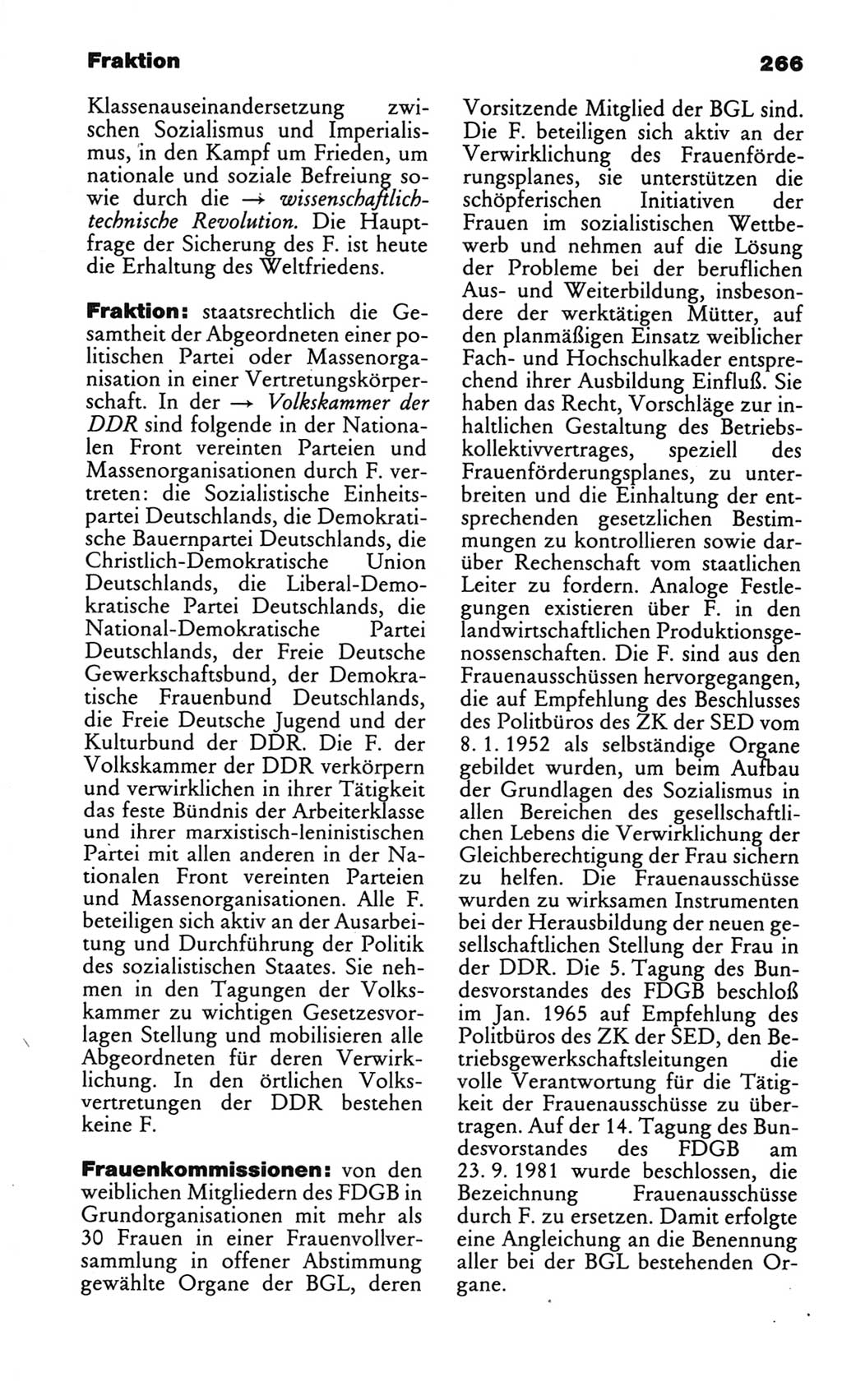 Kleines politisches Wörterbuch [Deutsche Demokratische Republik (DDR)] 1986, Seite 266 (Kl. pol. Wb. DDR 1986, S. 266)