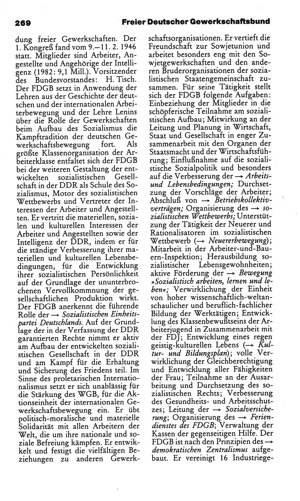 Kleines politisches Wörterbuch [Deutsche Demokratische Republik (DDR)] 1986, Seite 269 (Kl. pol. Wb. DDR 1986, S. 269)