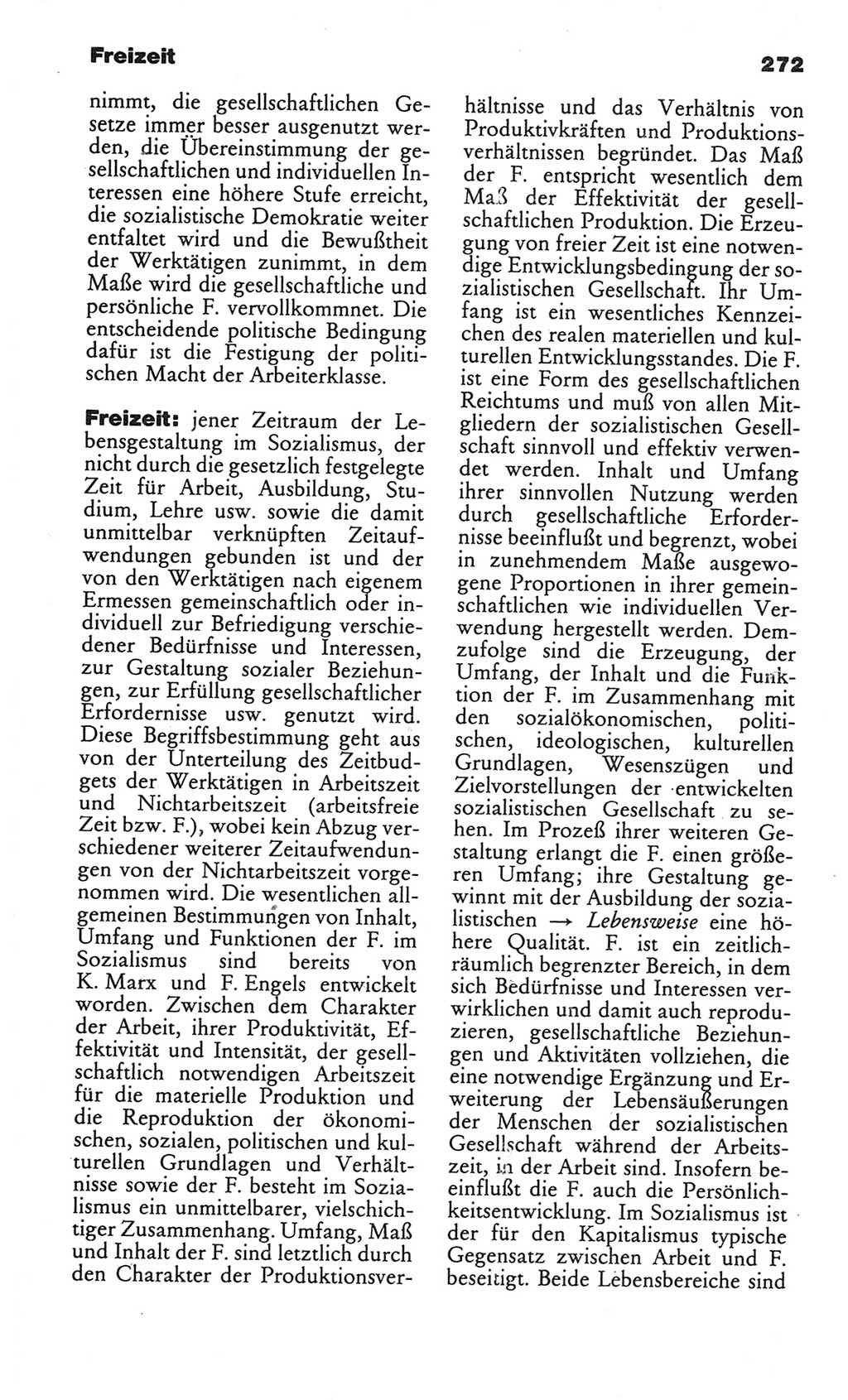 Kleines politisches Wörterbuch [Deutsche Demokratische Republik (DDR)] 1986, Seite 272 (Kl. pol. Wb. DDR 1986, S. 272)