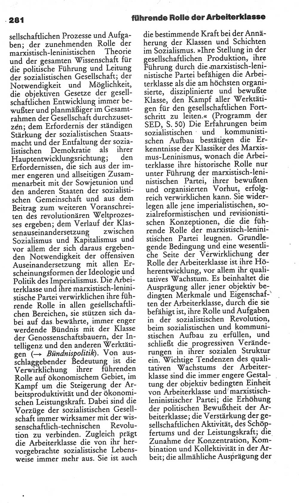 Kleines politisches Wörterbuch [Deutsche Demokratische Republik (DDR)] 1986, Seite 281 (Kl. pol. Wb. DDR 1986, S. 281)