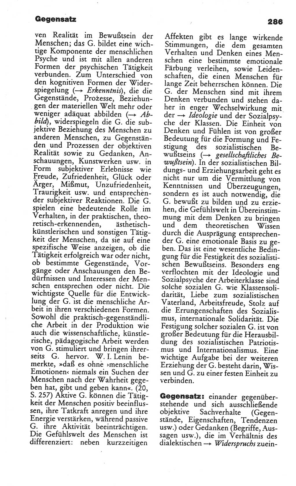 Kleines politisches Wörterbuch [Deutsche Demokratische Republik (DDR)] 1986, Seite 286 (Kl. pol. Wb. DDR 1986, S. 286)