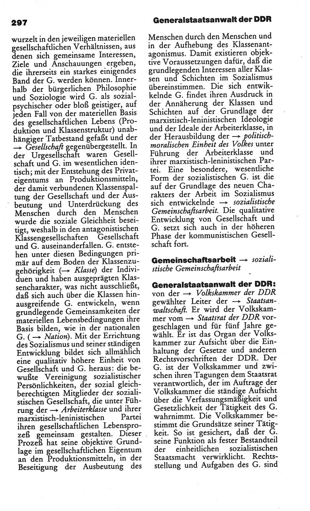 Kleines politisches Wörterbuch [Deutsche Demokratische Republik (DDR)] 1986, Seite 297 (Kl. pol. Wb. DDR 1986, S. 297)