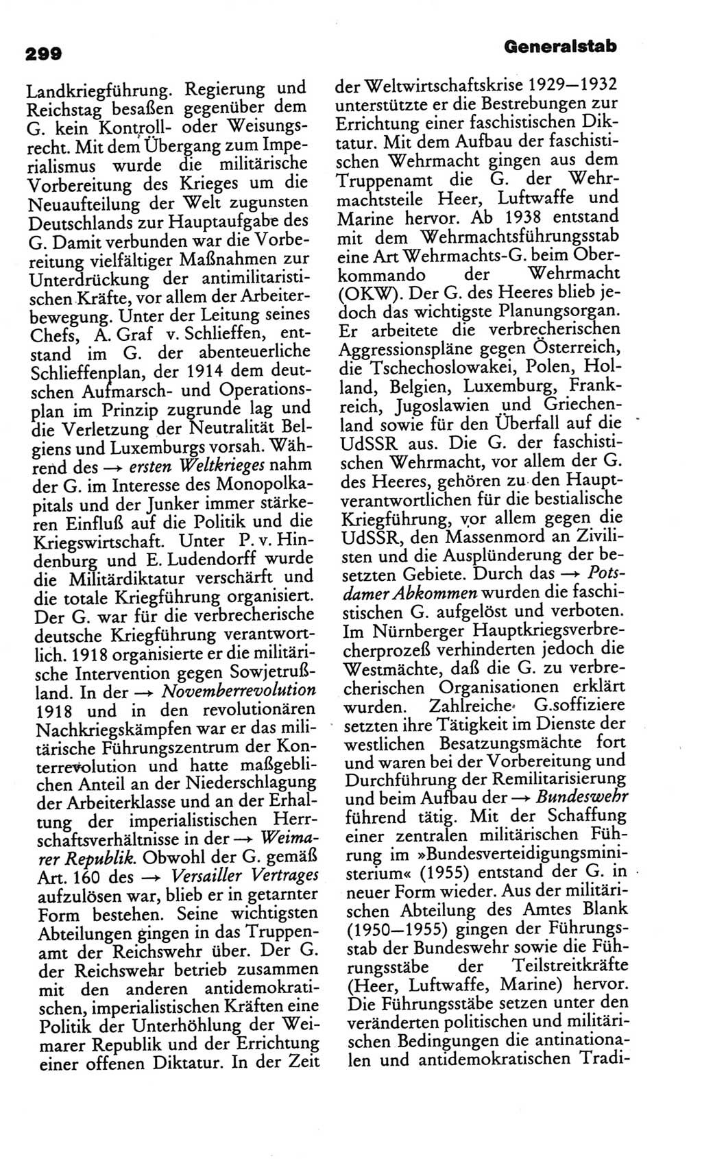 Kleines politisches Wörterbuch [Deutsche Demokratische Republik (DDR)] 1986, Seite 299 (Kl. pol. Wb. DDR 1986, S. 299)