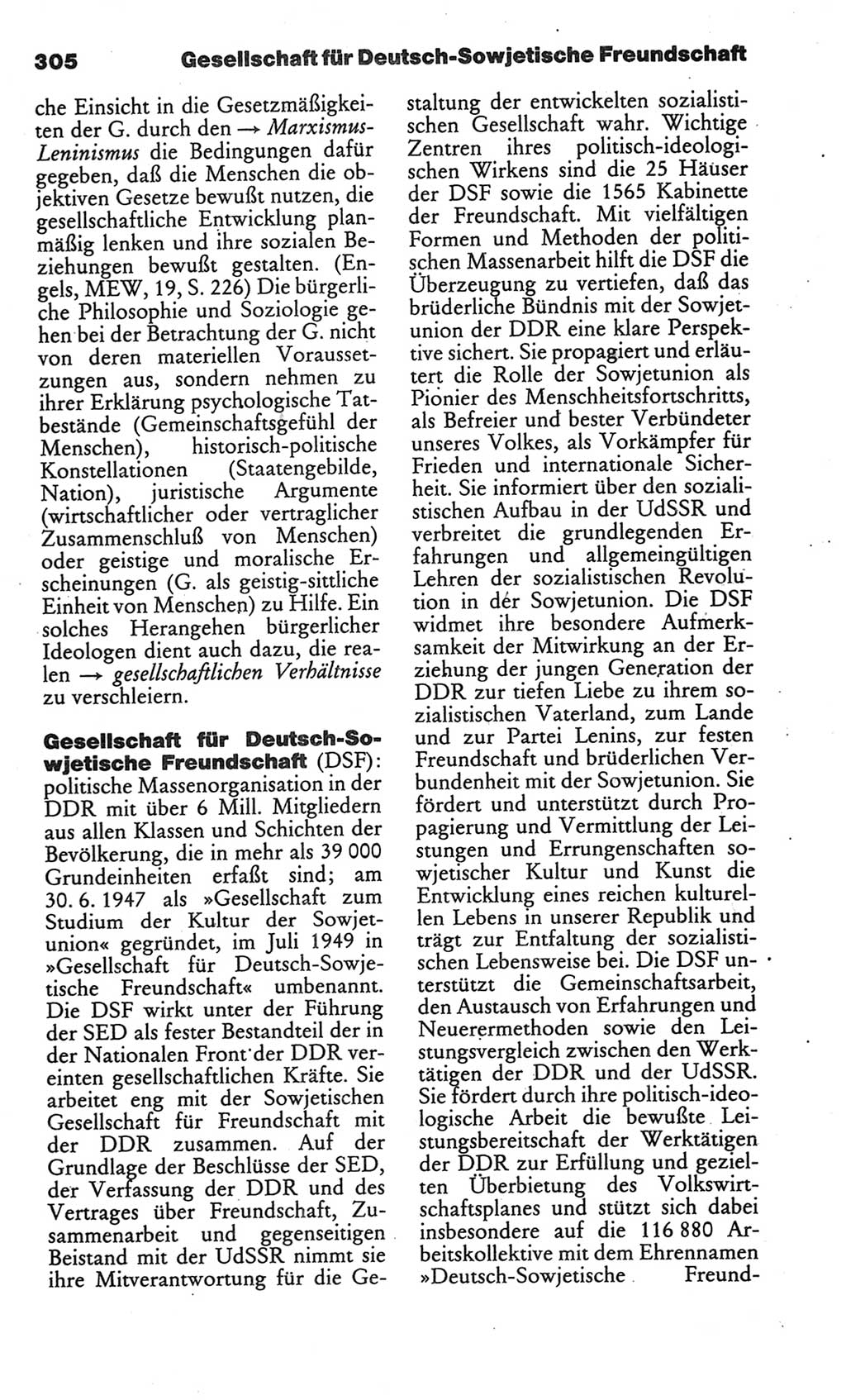 Kleines politisches Wörterbuch [Deutsche Demokratische Republik (DDR)] 1986, Seite 305 (Kl. pol. Wb. DDR 1986, S. 305)