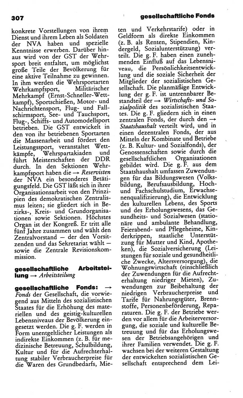 Kleines politisches Wörterbuch [Deutsche Demokratische Republik (DDR)] 1986, Seite 307 (Kl. pol. Wb. DDR 1986, S. 307)
