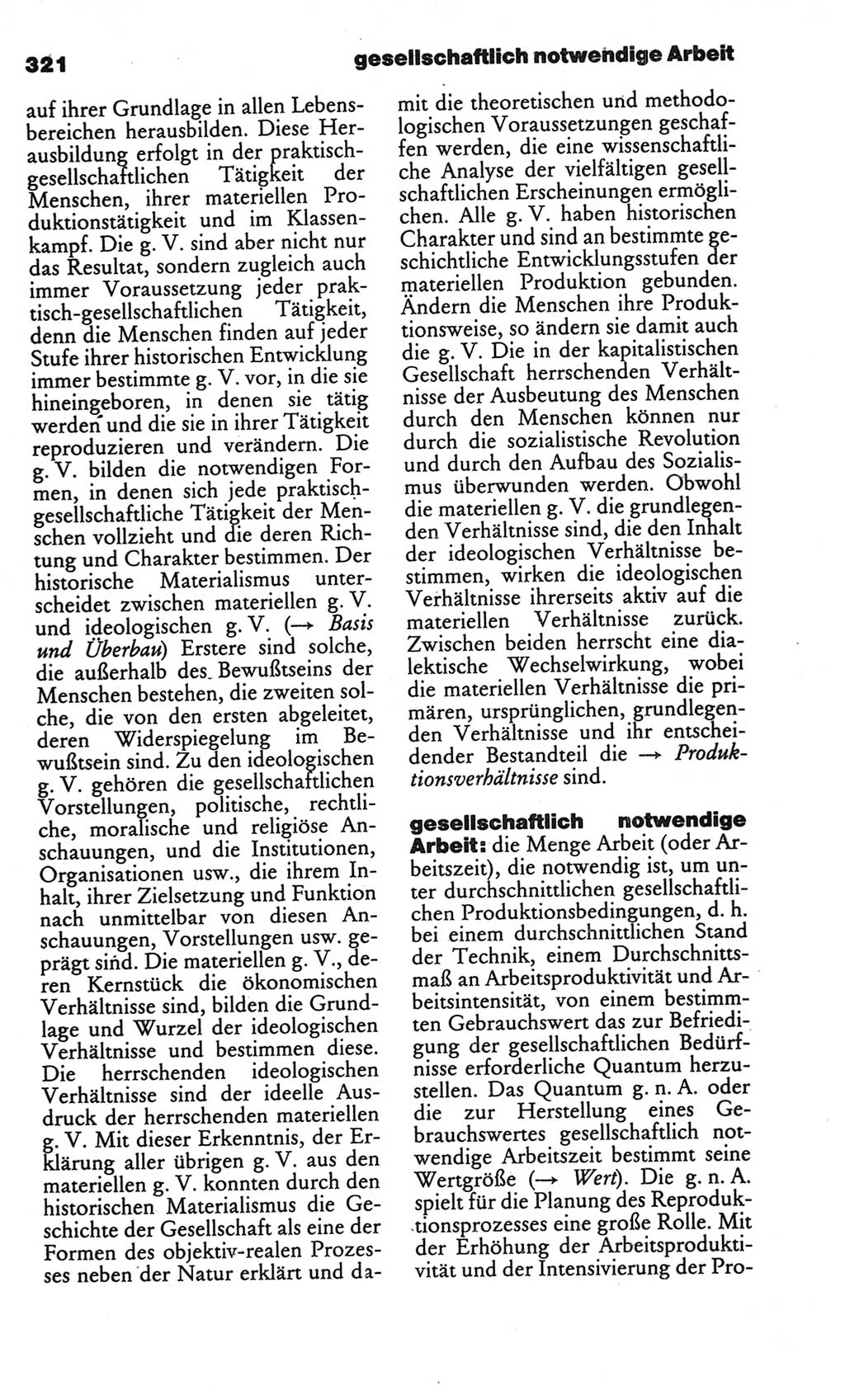 Kleines politisches Wörterbuch [Deutsche Demokratische Republik (DDR)] 1986, Seite 321 (Kl. pol. Wb. DDR 1986, S. 321)