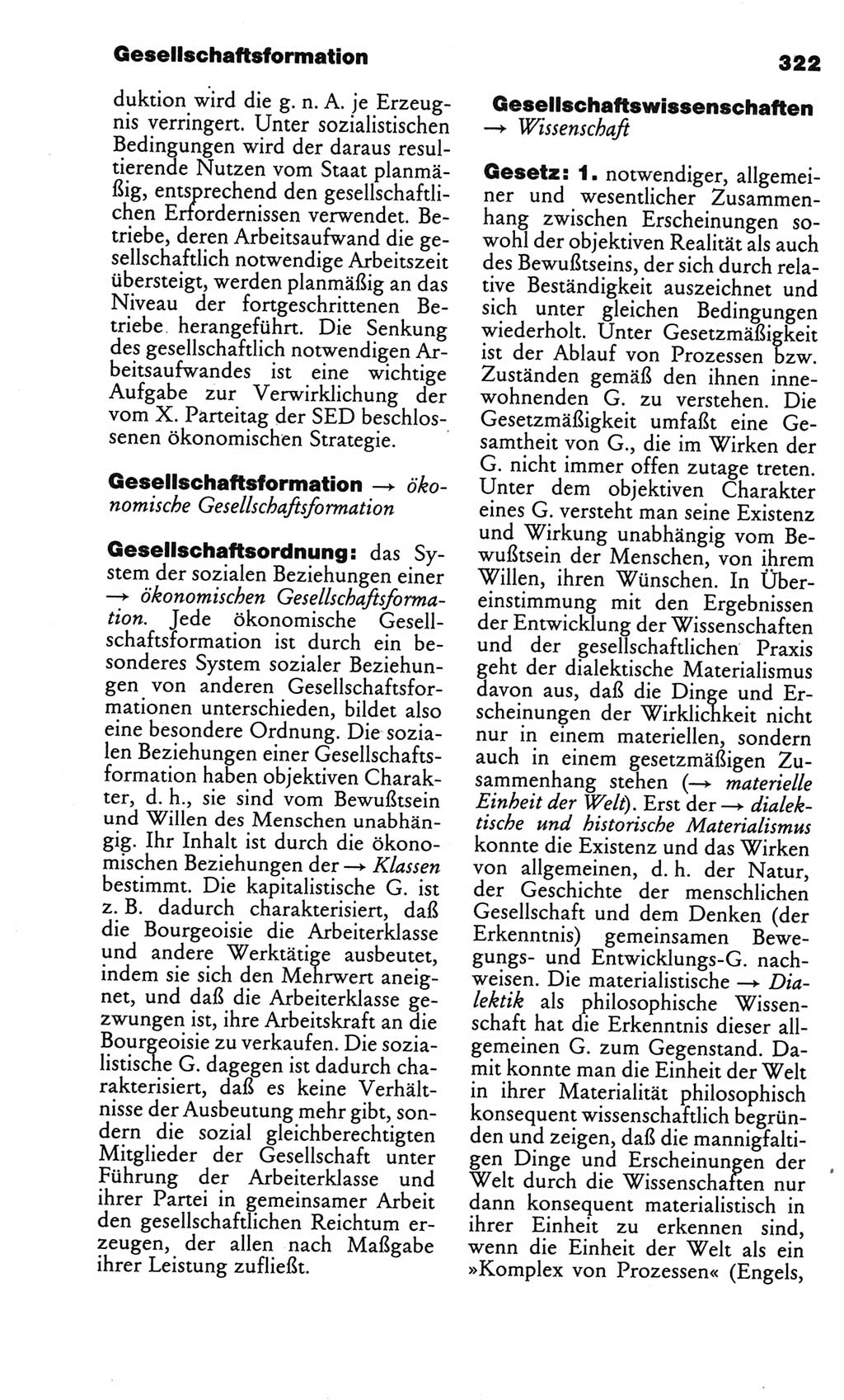 Kleines politisches Wörterbuch [Deutsche Demokratische Republik (DDR)] 1986, Seite 322 (Kl. pol. Wb. DDR 1986, S. 322)