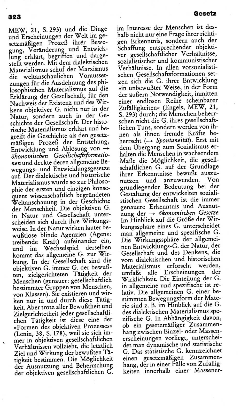 Kleines politisches Wörterbuch [Deutsche Demokratische Republik (DDR)] 1986, Seite 323 (Kl. pol. Wb. DDR 1986, S. 323)