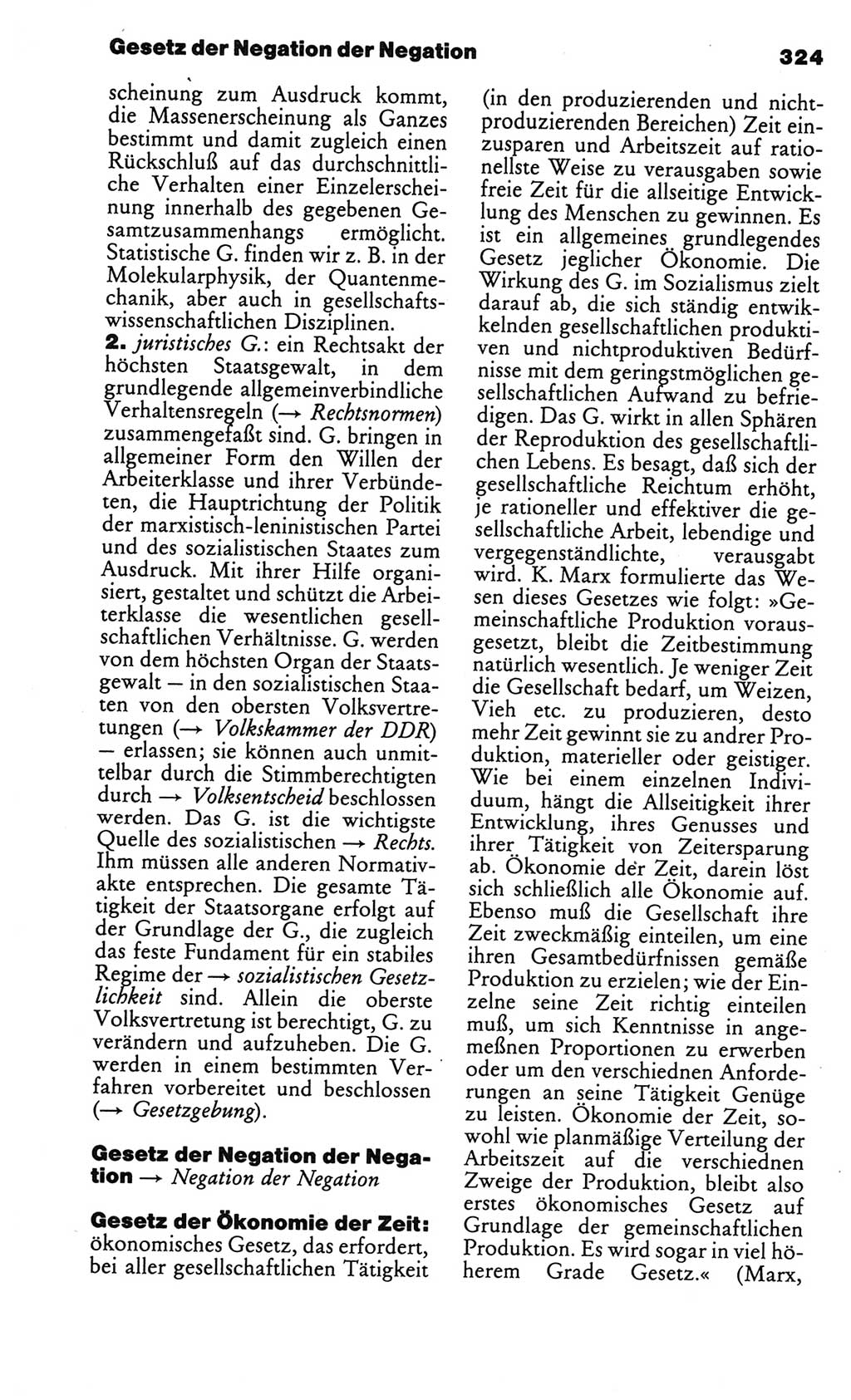 Kleines politisches Wörterbuch [Deutsche Demokratische Republik (DDR)] 1986, Seite 324 (Kl. pol. Wb. DDR 1986, S. 324)