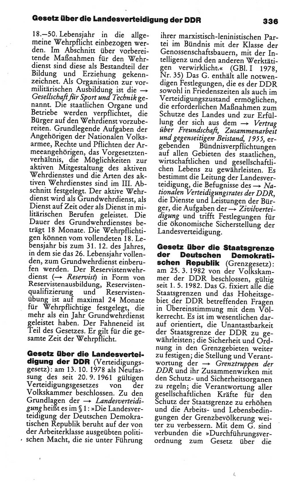 Kleines politisches Wörterbuch [Deutsche Demokratische Republik (DDR)] 1986, Seite 336 (Kl. pol. Wb. DDR 1986, S. 336)