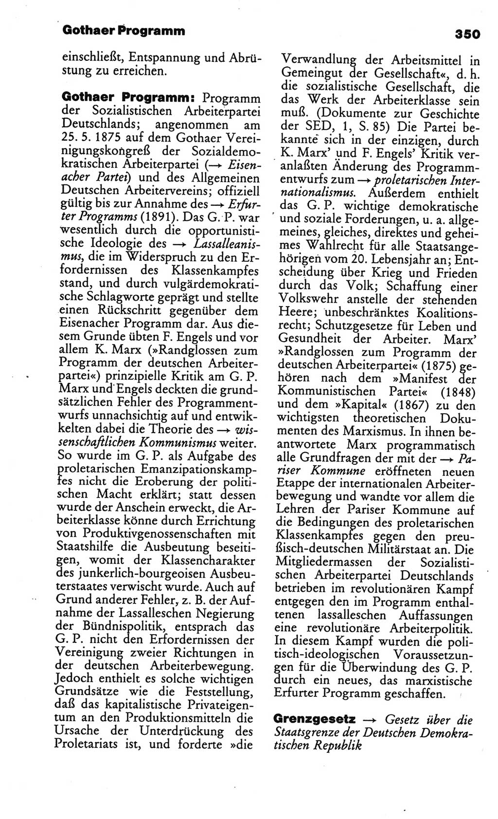 Kleines politisches Wörterbuch [Deutsche Demokratische Republik (DDR)] 1986, Seite 350 (Kl. pol. Wb. DDR 1986, S. 350)