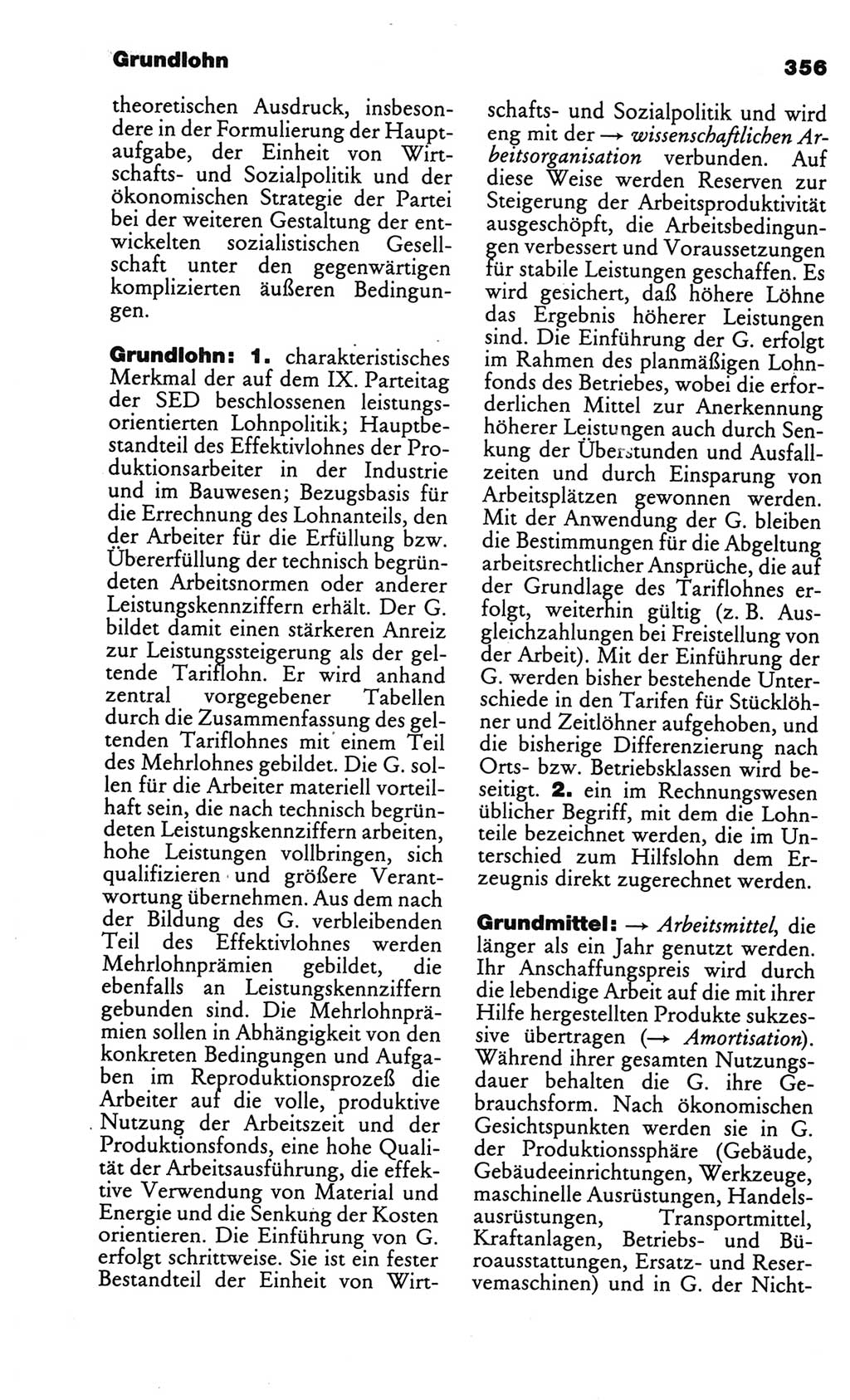 Kleines politisches Wörterbuch [Deutsche Demokratische Republik (DDR)] 1986, Seite 356 (Kl. pol. Wb. DDR 1986, S. 356)