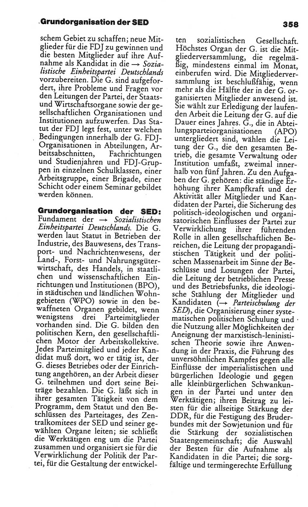 Kleines politisches Wörterbuch [Deutsche Demokratische Republik (DDR)] 1986, Seite 358 (Kl. pol. Wb. DDR 1986, S. 358)