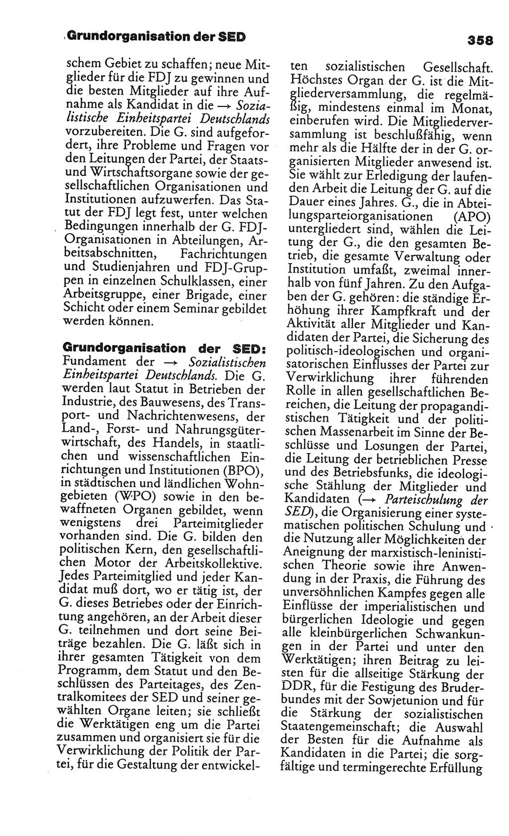 Kleines politisches Wörterbuch [Deutsche Demokratische Republik (DDR)] 1986, Seite 358 (Kl. pol. Wb. DDR 1986, S. 358)