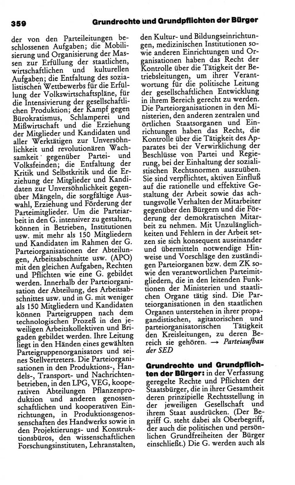 Kleines politisches Wörterbuch [Deutsche Demokratische Republik (DDR)] 1986, Seite 359 (Kl. pol. Wb. DDR 1986, S. 359)