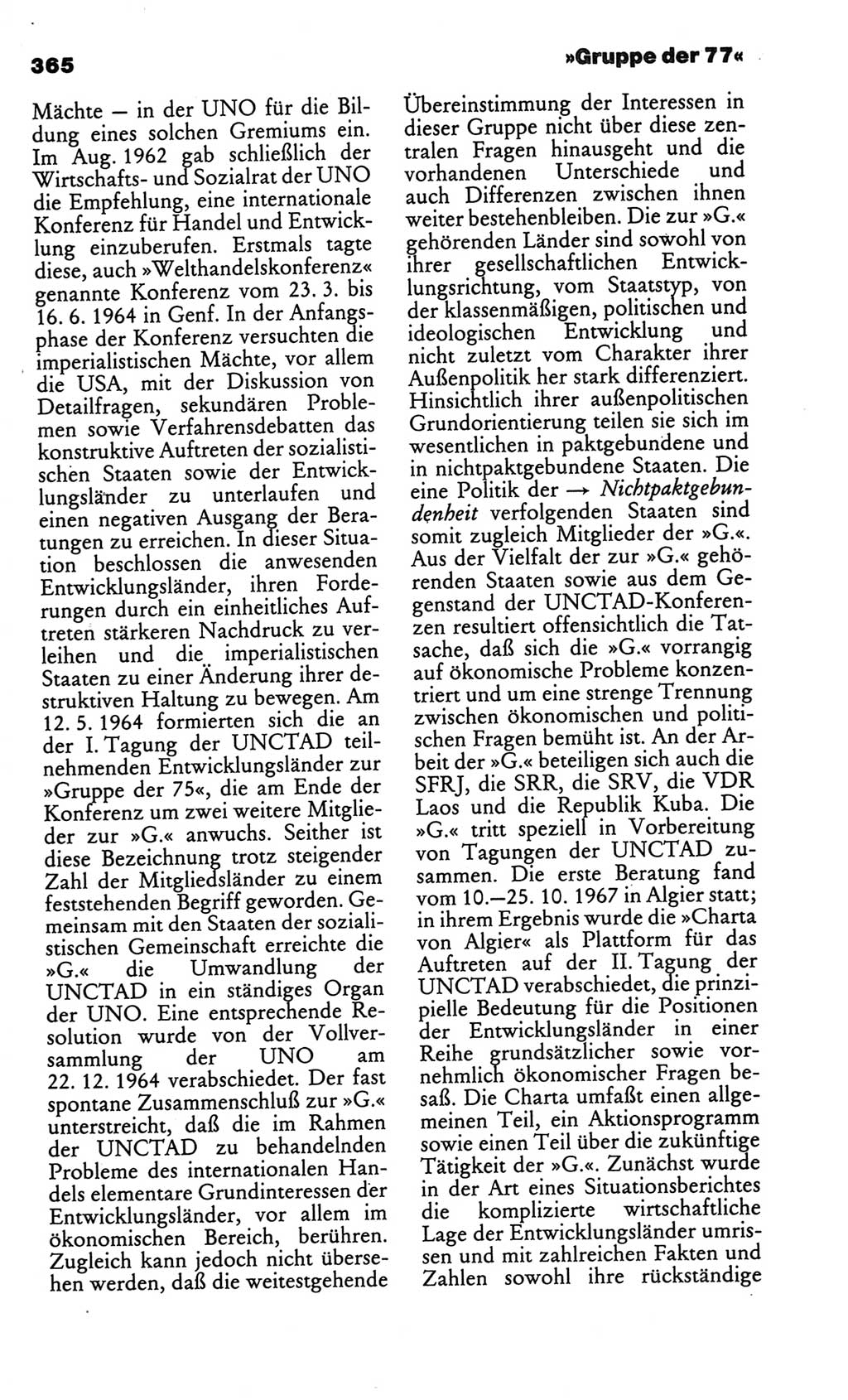 Kleines politisches Wörterbuch [Deutsche Demokratische Republik (DDR)] 1986, Seite 365 (Kl. pol. Wb. DDR 1986, S. 365)