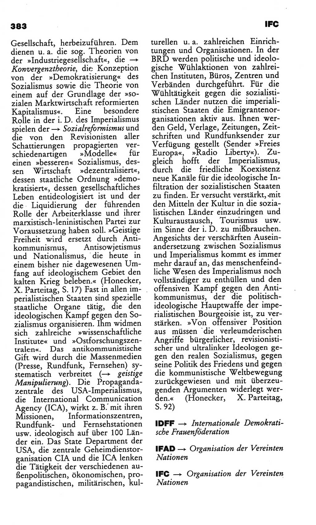 Kleines politisches Wörterbuch [Deutsche Demokratische Republik (DDR)] 1986, Seite 383 (Kl. pol. Wb. DDR 1986, S. 383)