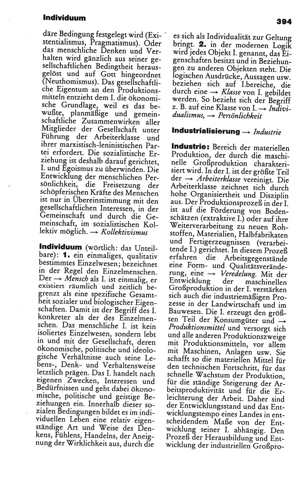 Kleines politisches Wörterbuch [Deutsche Demokratische Republik (DDR)] 1986, Seite 394 (Kl. pol. Wb. DDR 1986, S. 394)