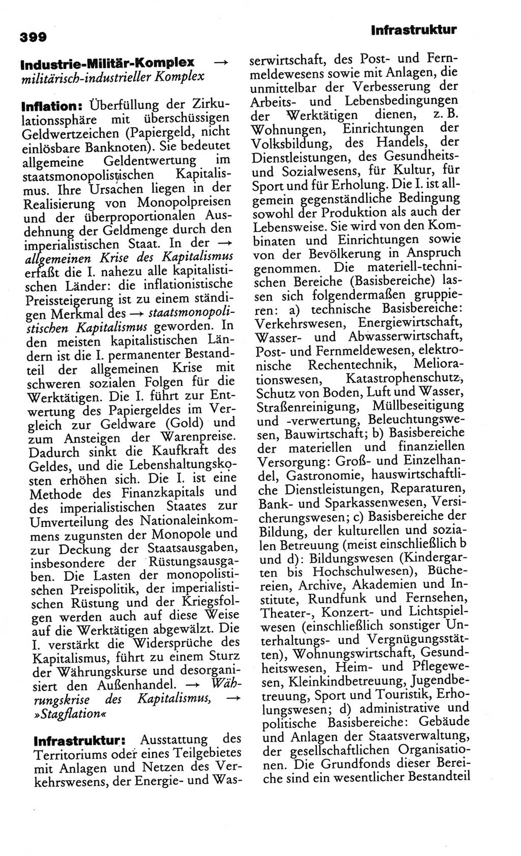 Kleines politisches Wörterbuch [Deutsche Demokratische Republik (DDR)] 1986, Seite 399 (Kl. pol. Wb. DDR 1986, S. 399)