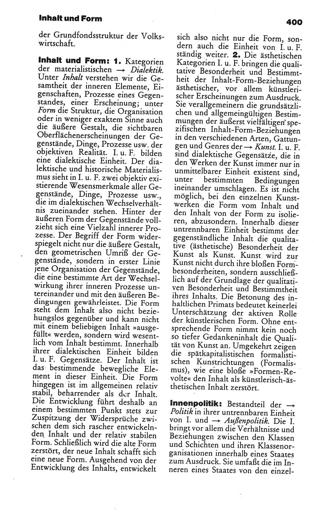 Kleines politisches Wörterbuch [Deutsche Demokratische Republik (DDR)] 1986, Seite 400 (Kl. pol. Wb. DDR 1986, S. 400)