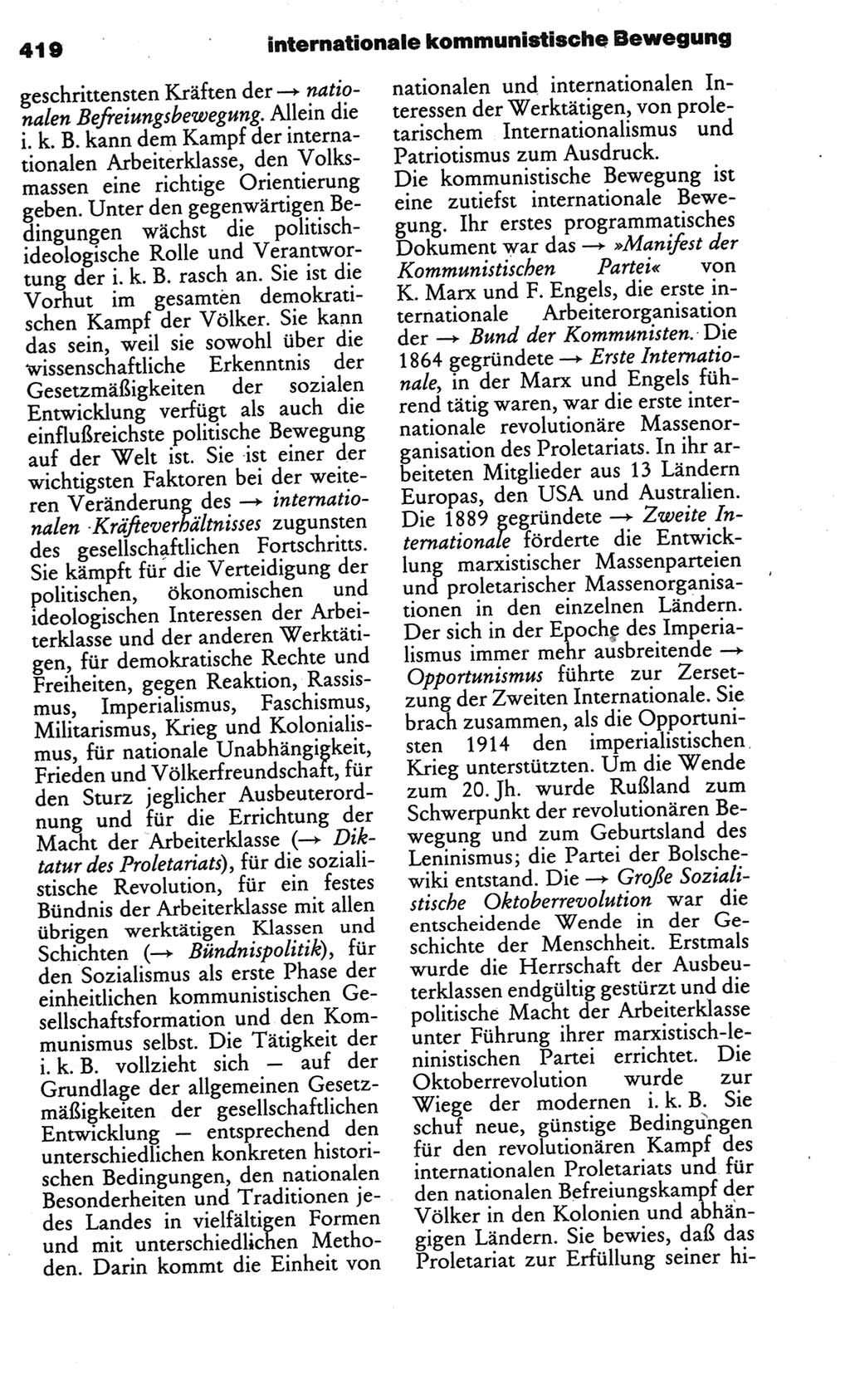 Kleines politisches Wörterbuch [Deutsche Demokratische Republik (DDR)] 1986, Seite 419 (Kl. pol. Wb. DDR 1986, S. 419)