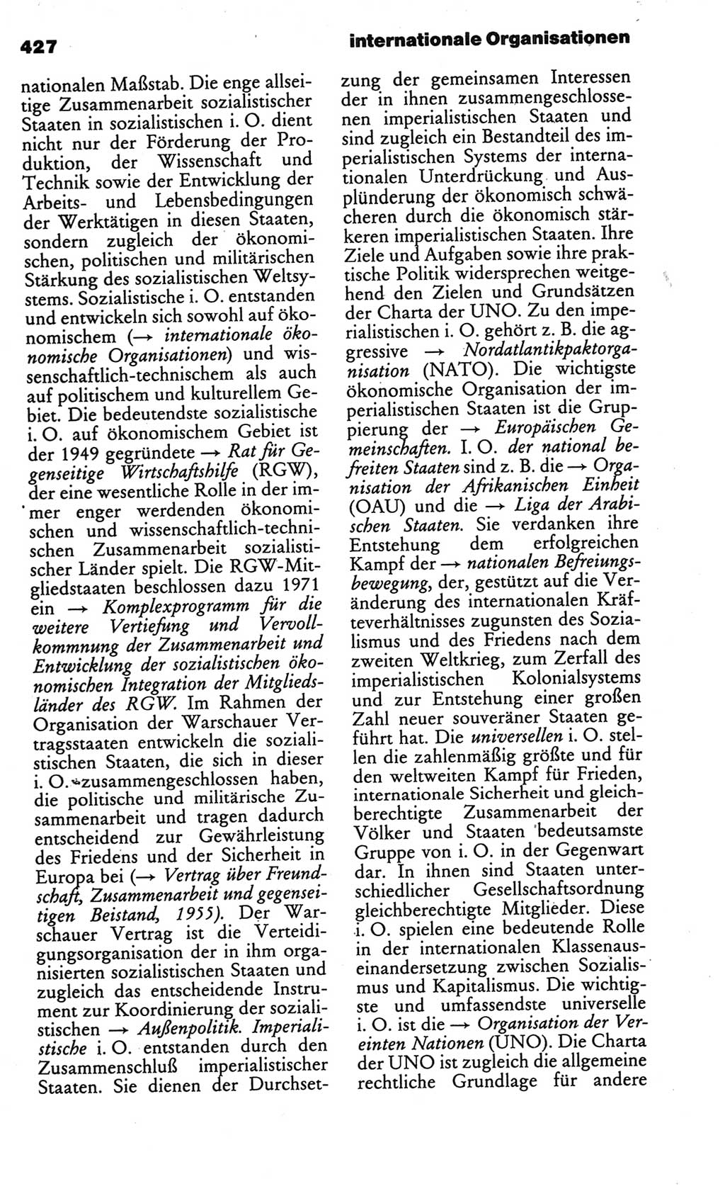 Kleines politisches Wörterbuch [Deutsche Demokratische Republik (DDR)] 1986, Seite 427 (Kl. pol. Wb. DDR 1986, S. 427)