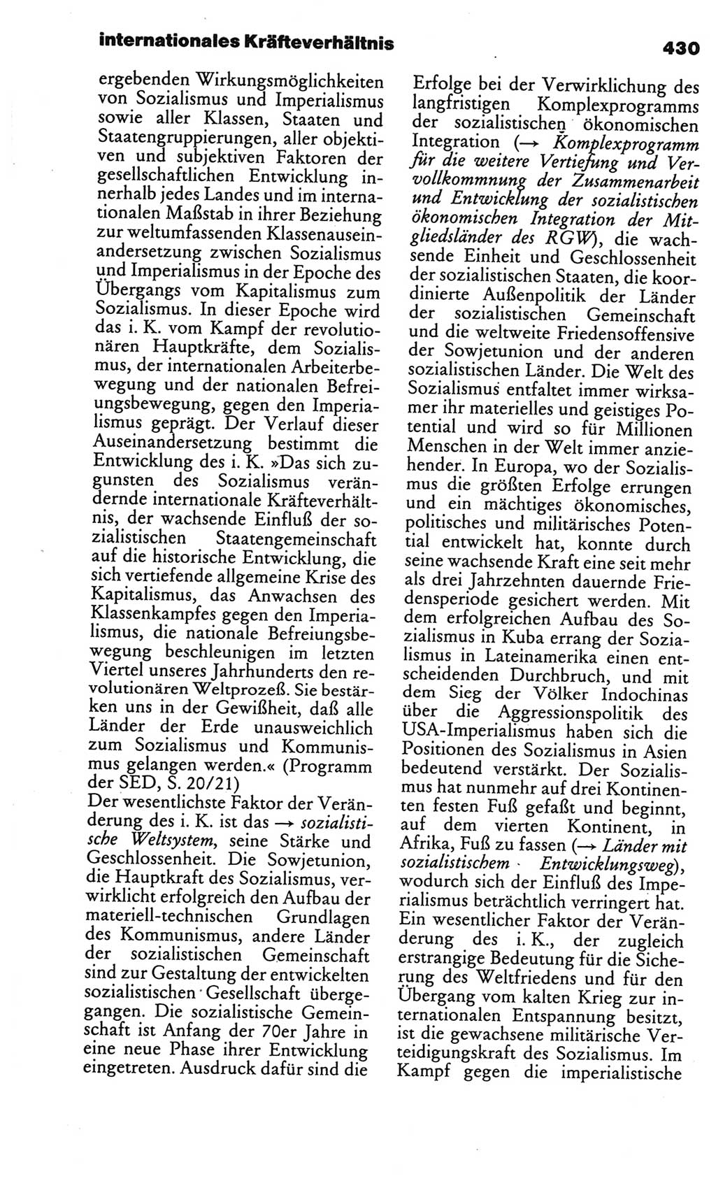 Kleines politisches Wörterbuch [Deutsche Demokratische Republik (DDR)] 1986, Seite 430 (Kl. pol. Wb. DDR 1986, S. 430)