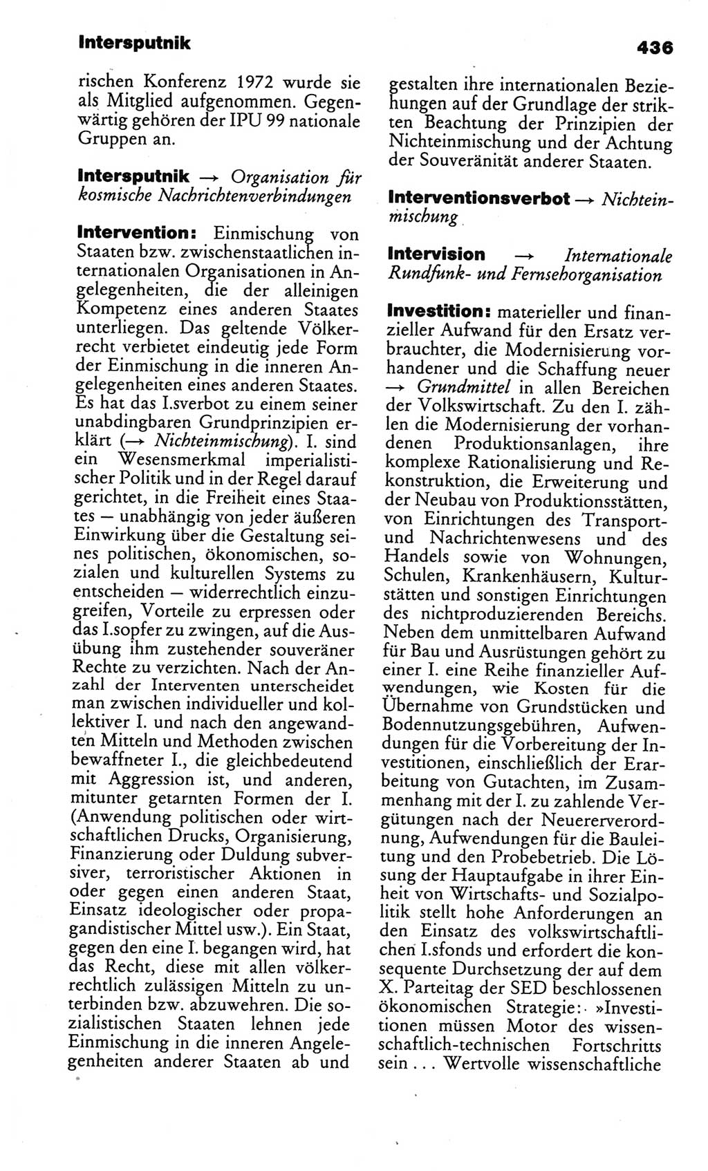 Kleines politisches Wörterbuch [Deutsche Demokratische Republik (DDR)] 1986, Seite 436 (Kl. pol. Wb. DDR 1986, S. 436)