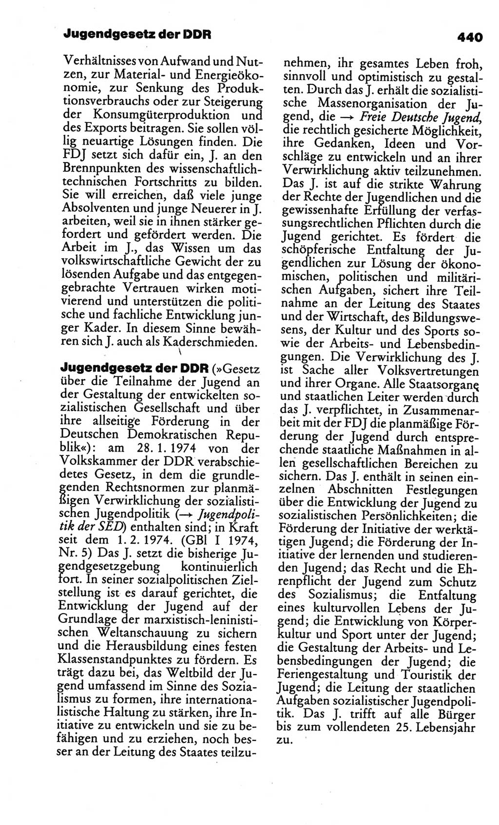 Kleines politisches Wörterbuch [Deutsche Demokratische Republik (DDR)] 1986, Seite 440 (Kl. pol. Wb. DDR 1986, S. 440)