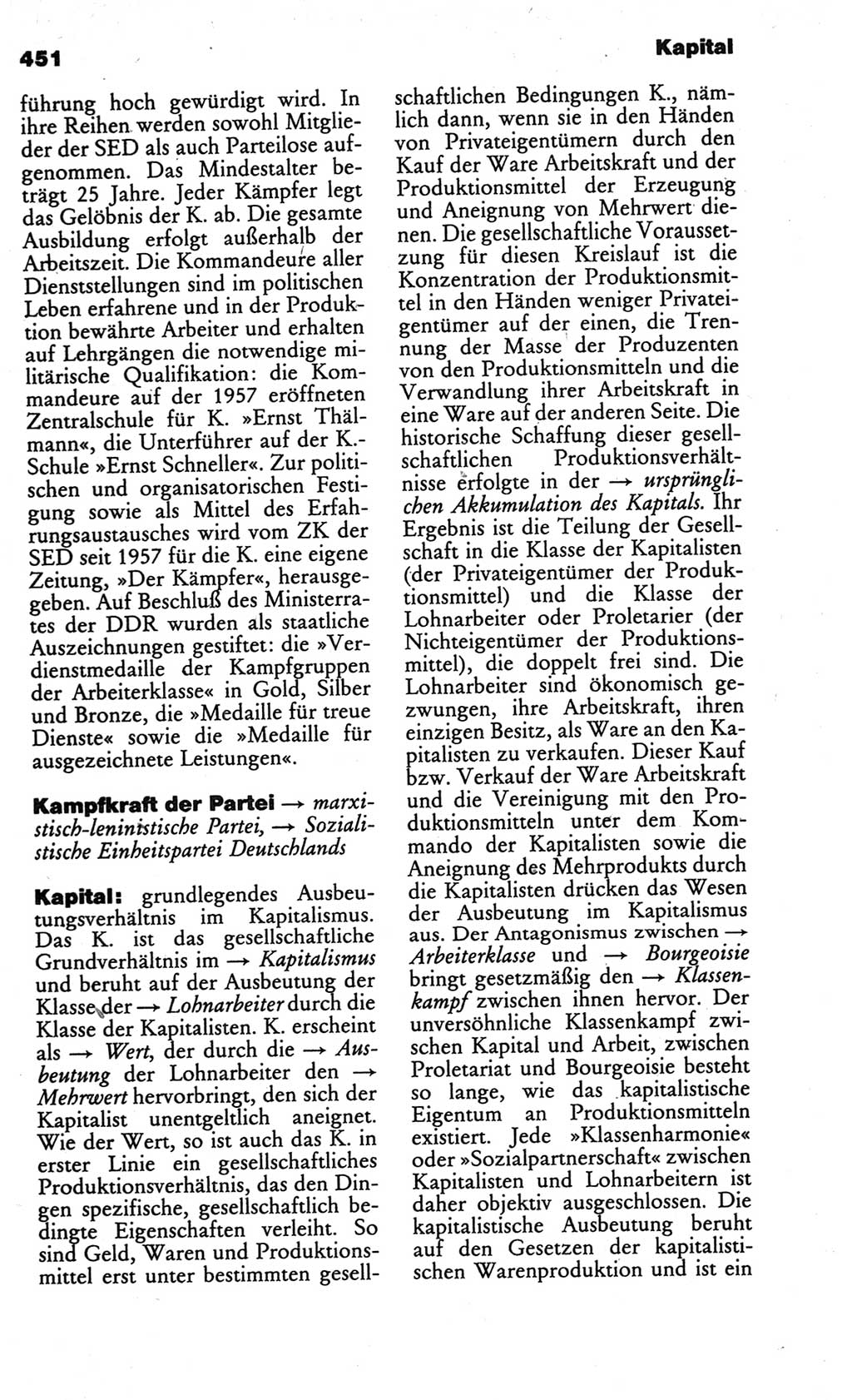 Kleines politisches Wörterbuch [Deutsche Demokratische Republik (DDR)] 1986, Seite 451 (Kl. pol. Wb. DDR 1986, S. 451)