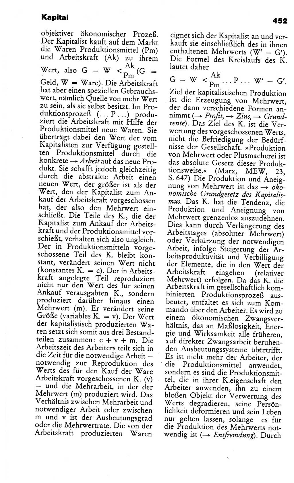 Kleines politisches Wörterbuch [Deutsche Demokratische Republik (DDR)] 1986, Seite 452 (Kl. pol. Wb. DDR 1986, S. 452)